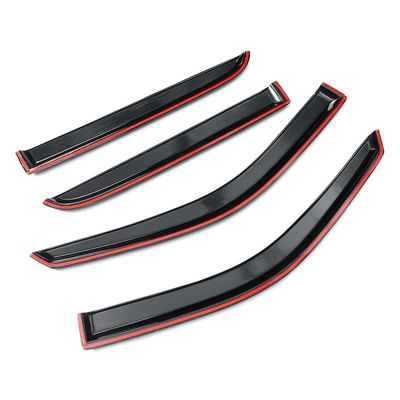 ποιότητας  Durable Auto Weather Shields Ventshade Rain Guard Wind Deflector Sun Shade Car Window Shade For Dodge Ram 1500 2009-2018 Car Styling εργοστάσιο