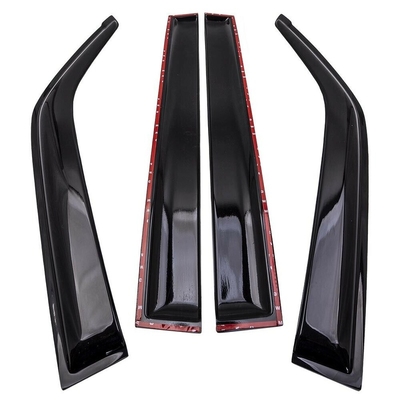 Outside Mount Style Smoke Window Duct Shades Sun Rain Deflectors Guards For Honda Accord 2003-2007