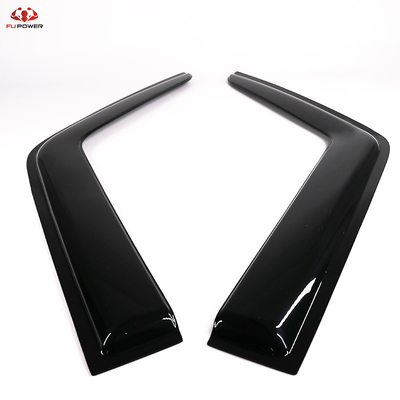 Exterior Mount Style Window Visor Sun Rain Guard Vent Deflectors For Toyota Hiace 05-19(s) 2pcs