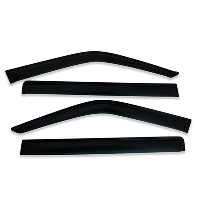 With 3m stape With 3m stape For Probox 2002 4pcs Window Visor Deflector Rain Guard Black Sunz Auto Exterior Accessories